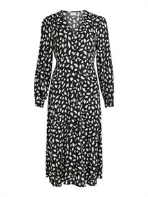 VIPAYA L/S MIDI DRESS/SU - NOOS black2