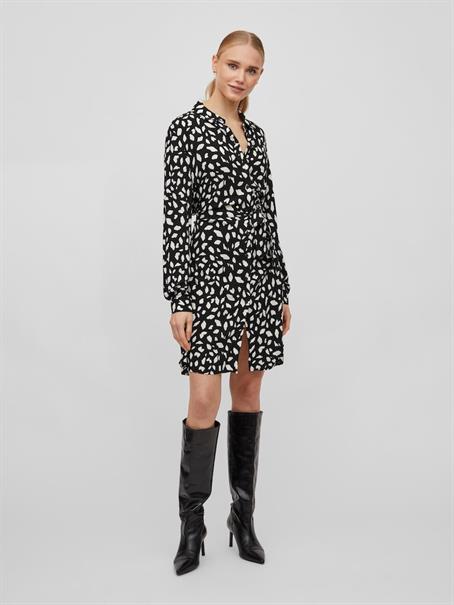 VIPAYA L/S SHIRT DRESS - NOOS black2
