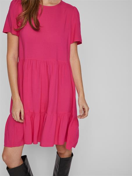 VIPAYA S/S DRESS - NOOS pink yarrow