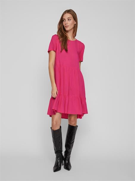 VIPAYA S/S DRESS - NOOS pink yarrow