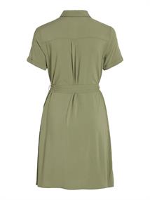 VIPAYA S/S SHIRT DRESS - NOOS oil green