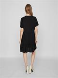 VIPAYA V-NECK S/S DRESS - NOOS black