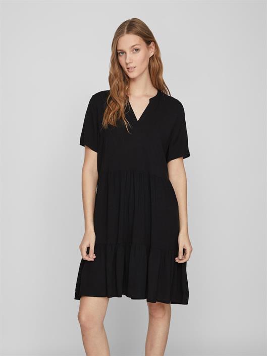 vipaya-v-neck-s-s-dress-noos-black