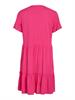 VIPAYA V-NECK S/S DRESS - NOOS pink yarrow