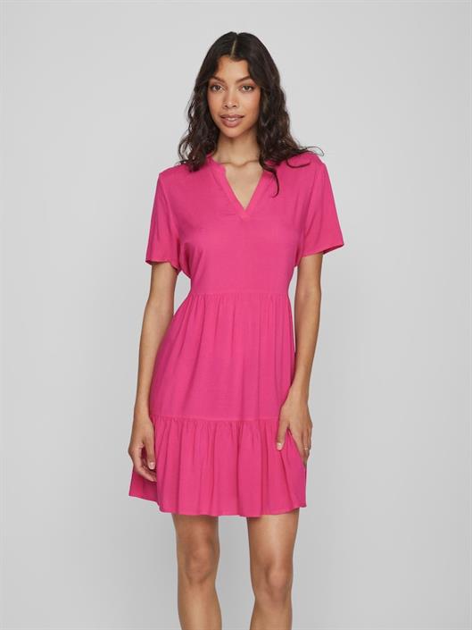 vipaya-v-neck-s-s-dress-noos-pink-yarrow