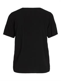 VIPAYA V-NECK S/S TOP/SU - NOOS black
