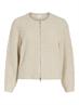 VIPAZA O-NECK L/S ZIPPER KNIT CARDIGAN birch