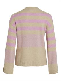 VIPOLANA L/S CREW NECK KNIT TOP natural melange