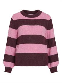 VIPOLANA NEW L/S STRIPE KNIT TOP fig