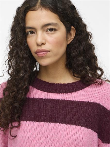 VIPOLANA NEW L/S STRIPE KNIT TOP fig