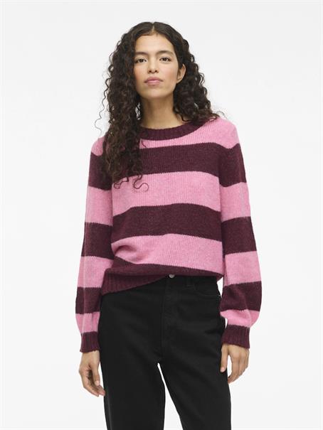 VIPOLANA NEW L/S STRIPE KNIT TOP fig