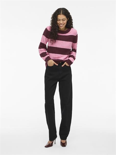 VIPOLANA NEW L/S STRIPE KNIT TOP fig