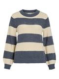 VIPOLANA NEW L/S STRIPE KNIT TOP vintage indigo