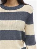 VIPOLANA NEW L/S STRIPE KNIT TOP vintage indigo