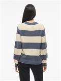 VIPOLANA NEW L/S STRIPE KNIT TOP vintage indigo