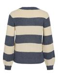 VIPOLANA NEW L/S STRIPE KNIT TOP vintage indigo