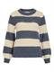 VIPOLANA NEW L/S STRIPE KNIT TOP vintage indigo