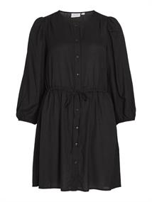 VIPRICIL O-NECK 7/8 DRESS- NOOS black