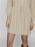 VIPRICIL O-NECK 7/8 DRESS- NOOS feather gray