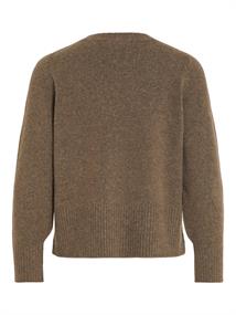 VIPRIMIA L/S O-NECK KNIT TOP/TES fossil