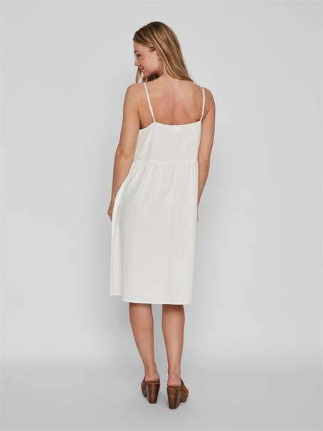 VIPRISILLA NEW S/L STRAP KNEE DRESS snow white