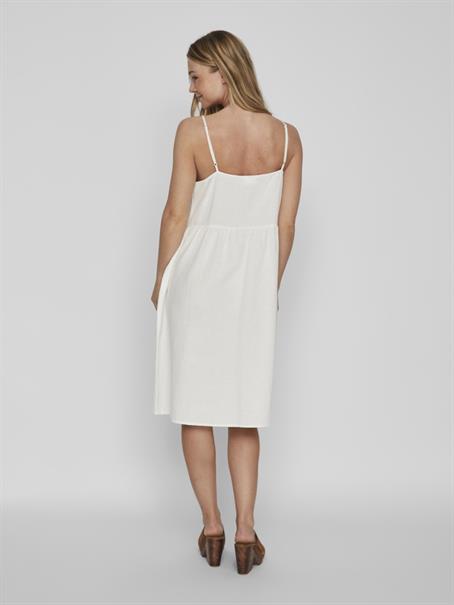 VIPRISILLA NEW S/L STRAP KNEE DRESS snow white