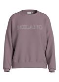 VIREFLECT CITY O-NECK L/S TOP/LC toadstool