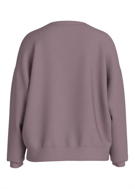 VIREFLECT CITY O-NECK L/S TOP/LC toadstool