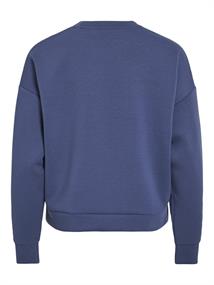 VIREFLECT CITY O-NECK L/S TOP/LC vintage indigo