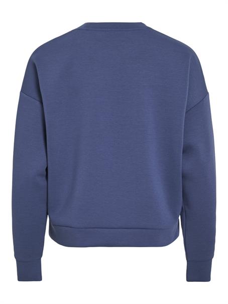 VIREFLECT CITY O-NECK L/S TOP/LC vintage indigo