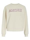 VIREFLECT LOVE O-NECK L/S TOP birch
