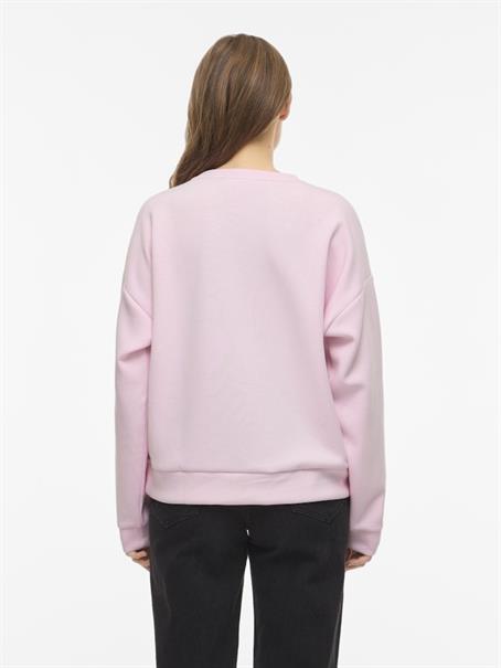 VIREFLECT LOVE O-NECK L/S TOP cherry blossom