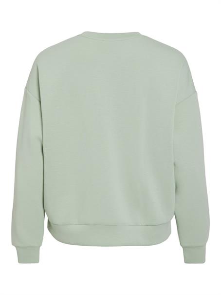 VIREFLECT NEW EMB L/S SWEAT TOP silt green