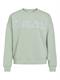 VIREFLECT NEW EMB L/S SWEAT TOP silt green
