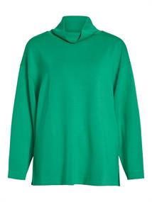 VIREFLECTA HIGH NECK L/S SWEAT TOP/SU bright green