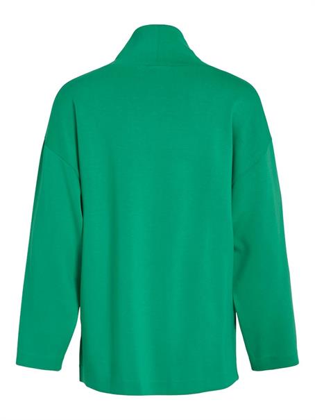 VIREFLECTA HIGH NECK L/S SWEAT TOP/SU bright green