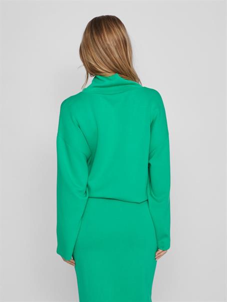 VIREFLECTA HIGH NECK L/S SWEAT TOP/SU bright green