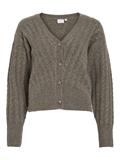 VIRELLI V-NECK L/S CABLE KNIT CARDI/BFS falcon