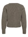 VIRELLI V-NECK L/S CABLE KNIT CARDI/BFS falcon