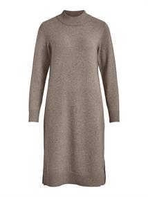 VIRIL CREW NECK L/S MIDI DRESS - FAV fungi