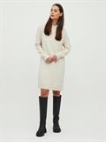 VIRIL HOODIE L/S KNIT DRESS/LD super light natural melan