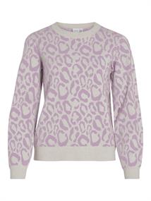 VIRIL L/S JACQUARD KNIT TOP/1 winsome orchid