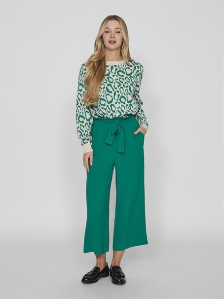 VIRIL L/S JACQUARD KNIT TOP/4 ultramarine green