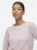 VIRIL L/S JACQUARD KNIT TOP/4 winsome orchid