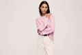 VIRIL L/S O-NECK POINTELLE KNIT TOP-NOOS winsome orchid