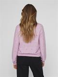 VIRIL L/S O-NECK POINTELLE KNIT TOP-NOOS winsome orchid