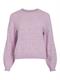 VIRIL L/S O-NECK POINTELLE KNIT TOP-NOOS winsome orchid
