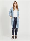 VIRIL LONG L/S KNIT CARDIGAN - NOOS ashley blue