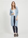 VIRIL LONG L/S KNIT CARDIGAN - NOOS ashley blue