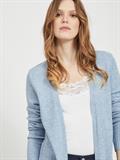 VIRIL LONG L/S KNIT CARDIGAN - NOOS ashley blue